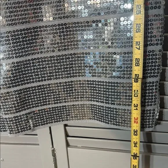 Hot Miami Styles Glittering Silver Backless Dress - Picture 6 of 7